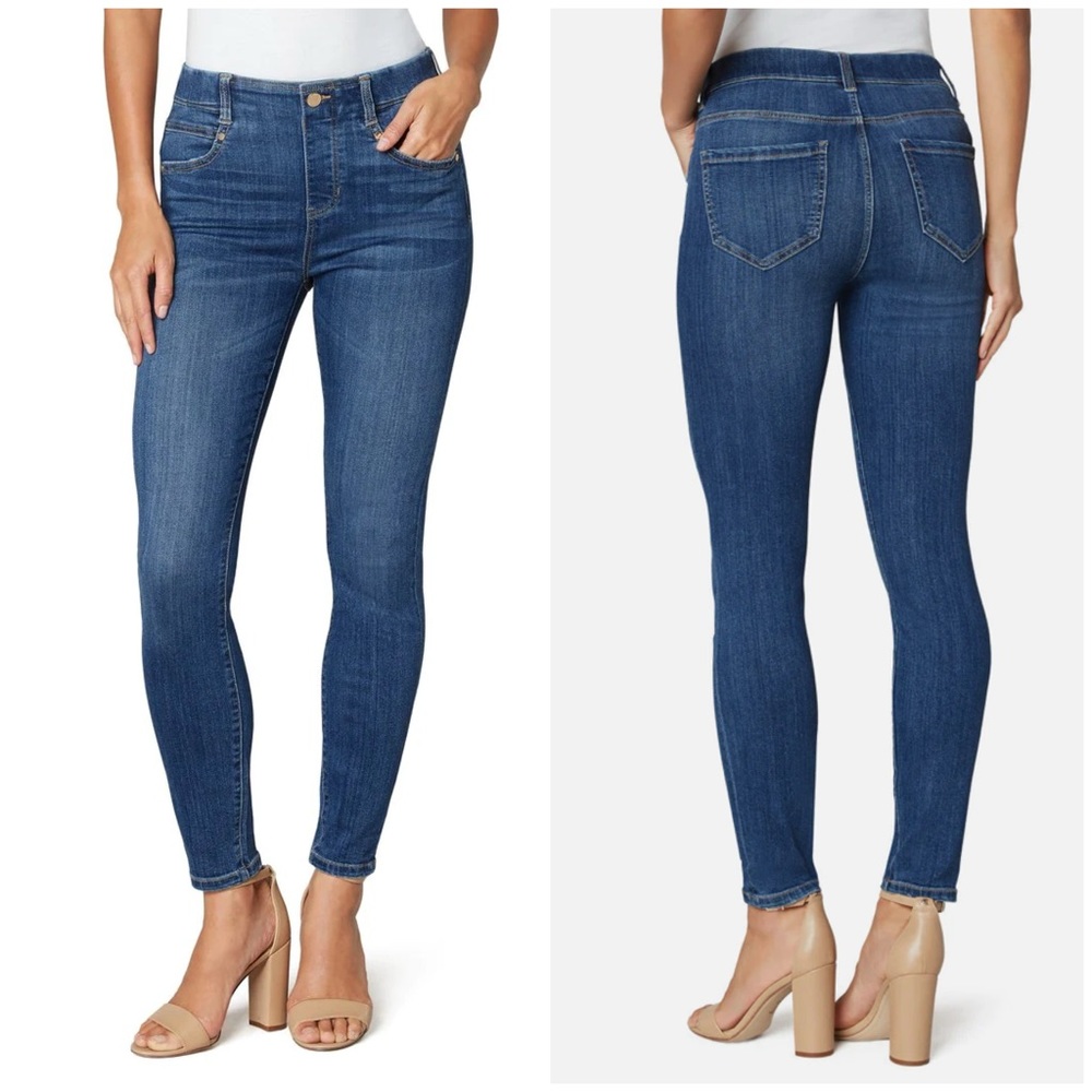 Liverpool Jeans Company Women's Dark Blue Ankle Skinny Jeans